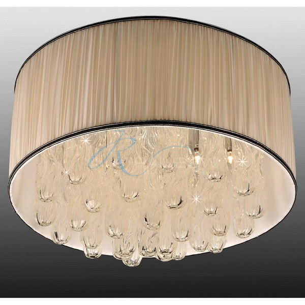 Ceiling chandeliers with lampshade