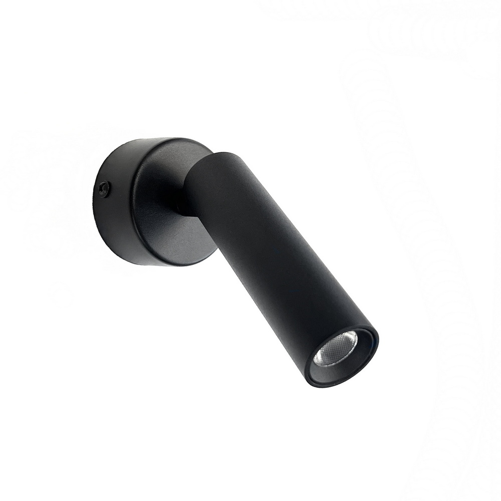 LED wall lamp with swivel lamp, black - Image 3
