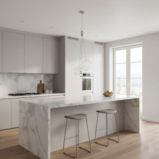 A 3-lamp chandelier made of clear glass