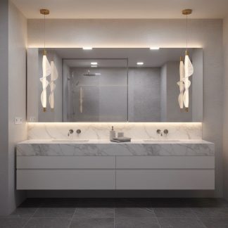 Підвіс світлодіодний у бронзовому золоті 60 см