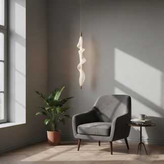 Підвіс світлодіодний у бронзовому золоті 80 см