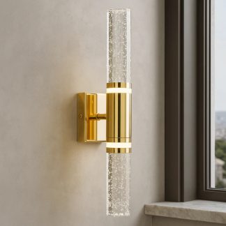 Бра світлодіодне на 2 світильники, в золоті