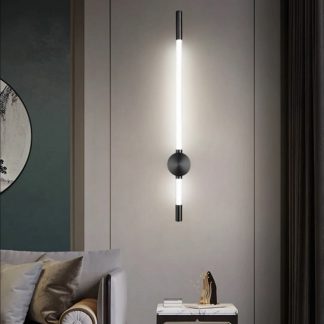 Бра світлодіодне 60 см у чорному кольорі