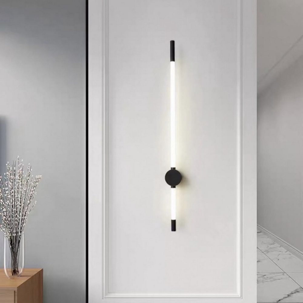 Бра світлодіодне 60 см у чорному кольорі - Зображення 3