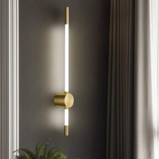 60 cm LED sconce in bronze gold