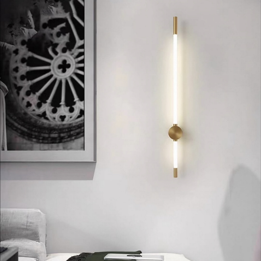 60 cm LED sconce in bronze gold - Image 2