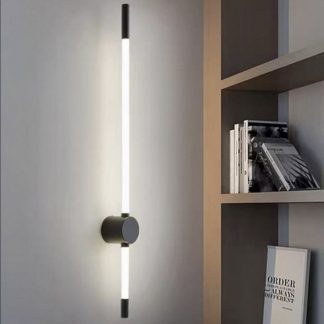 Бра світлодіодне 80 см у чорному кольорі