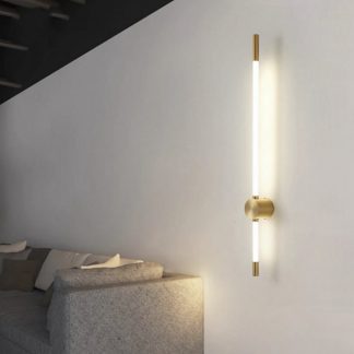 Бра світлодіодне 80 см у бронзовому золоті