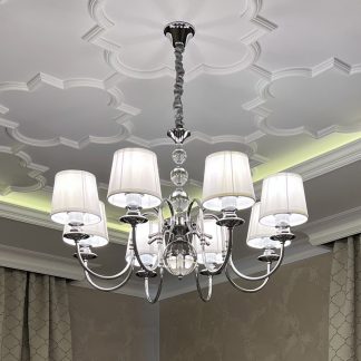 Люстры с абажурами