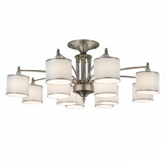 Ceiling chandeliers with lampshade