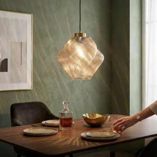 Cognac glass pendant, 29 cm