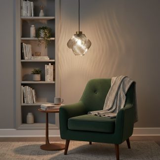 Подвес из графитового стекла 29 см