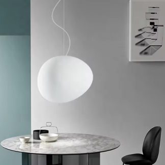 Підвіс із білого скла 32 см