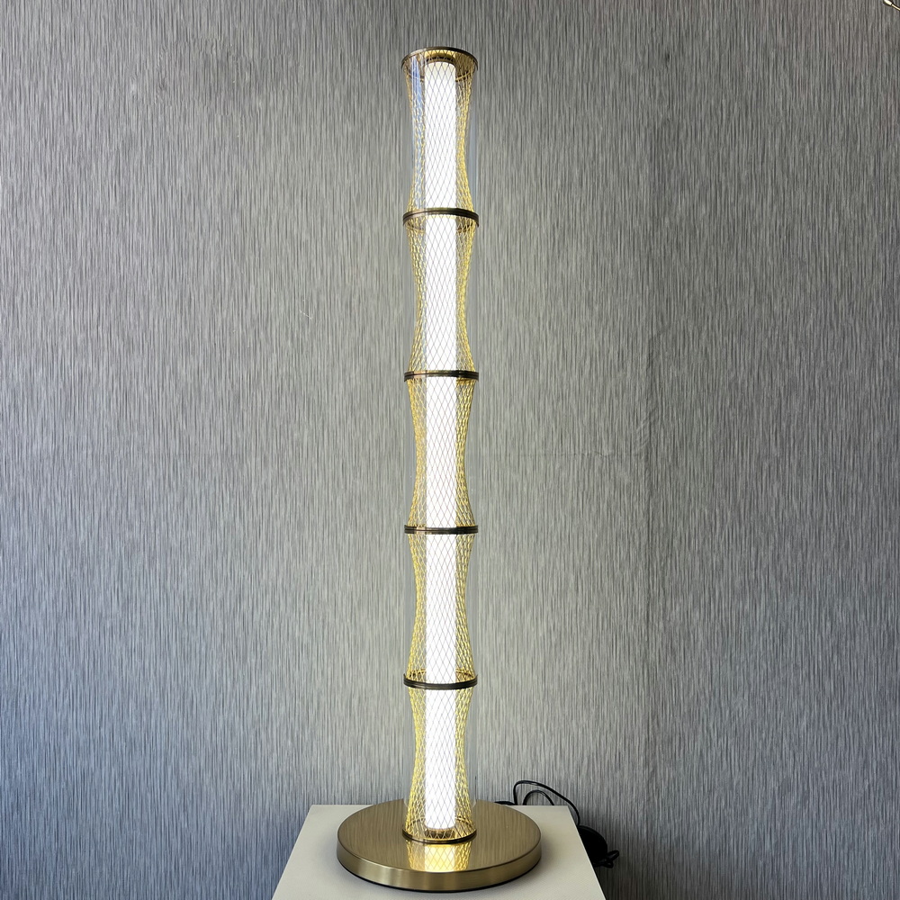 Торшер світлодіодний у бронзовому золоті - Зображення 8