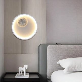 Настінно-стельовий світлодіодний світильник у білому кольорі