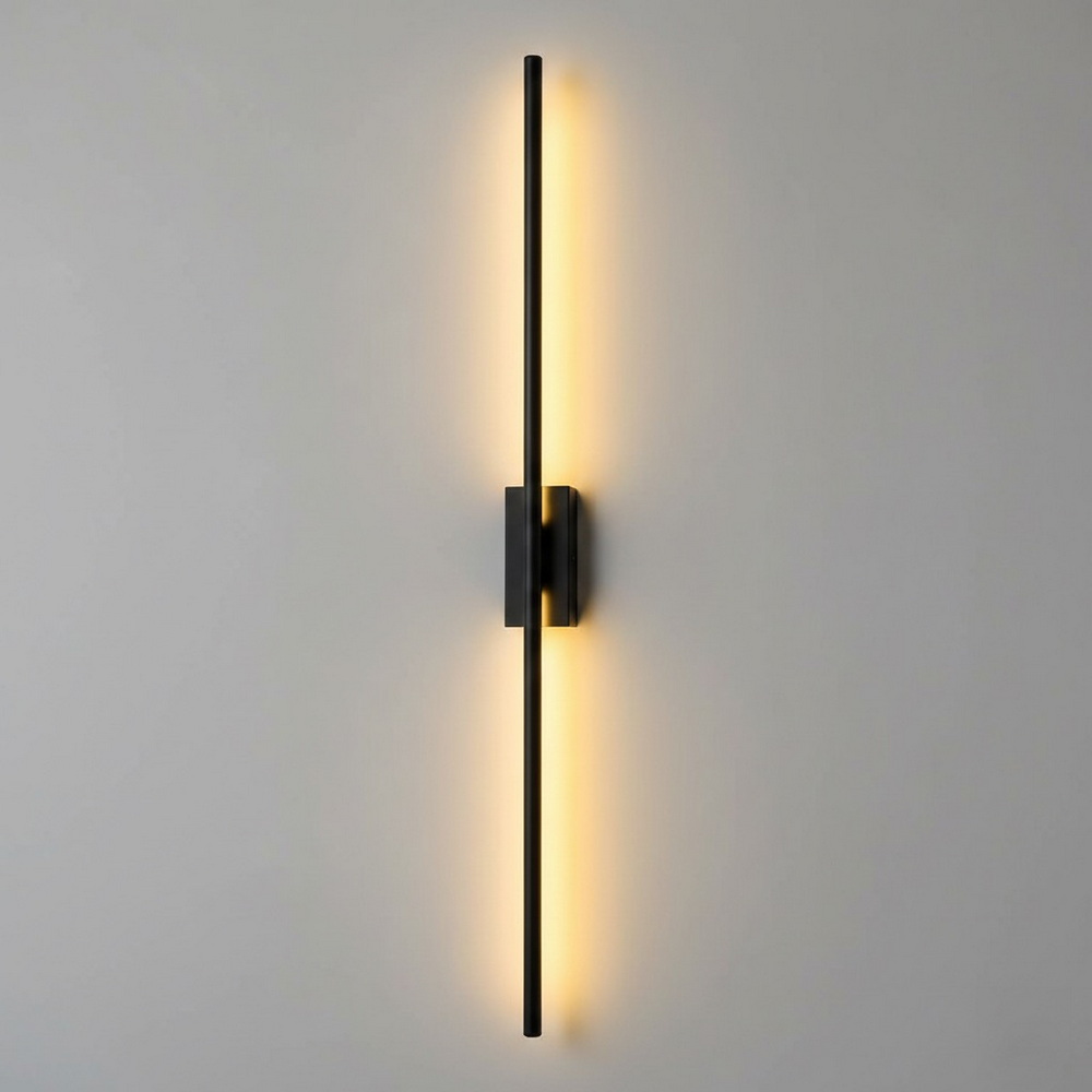 Світлодіодне бра 80 см, у чорному кольорі - Зображення 5