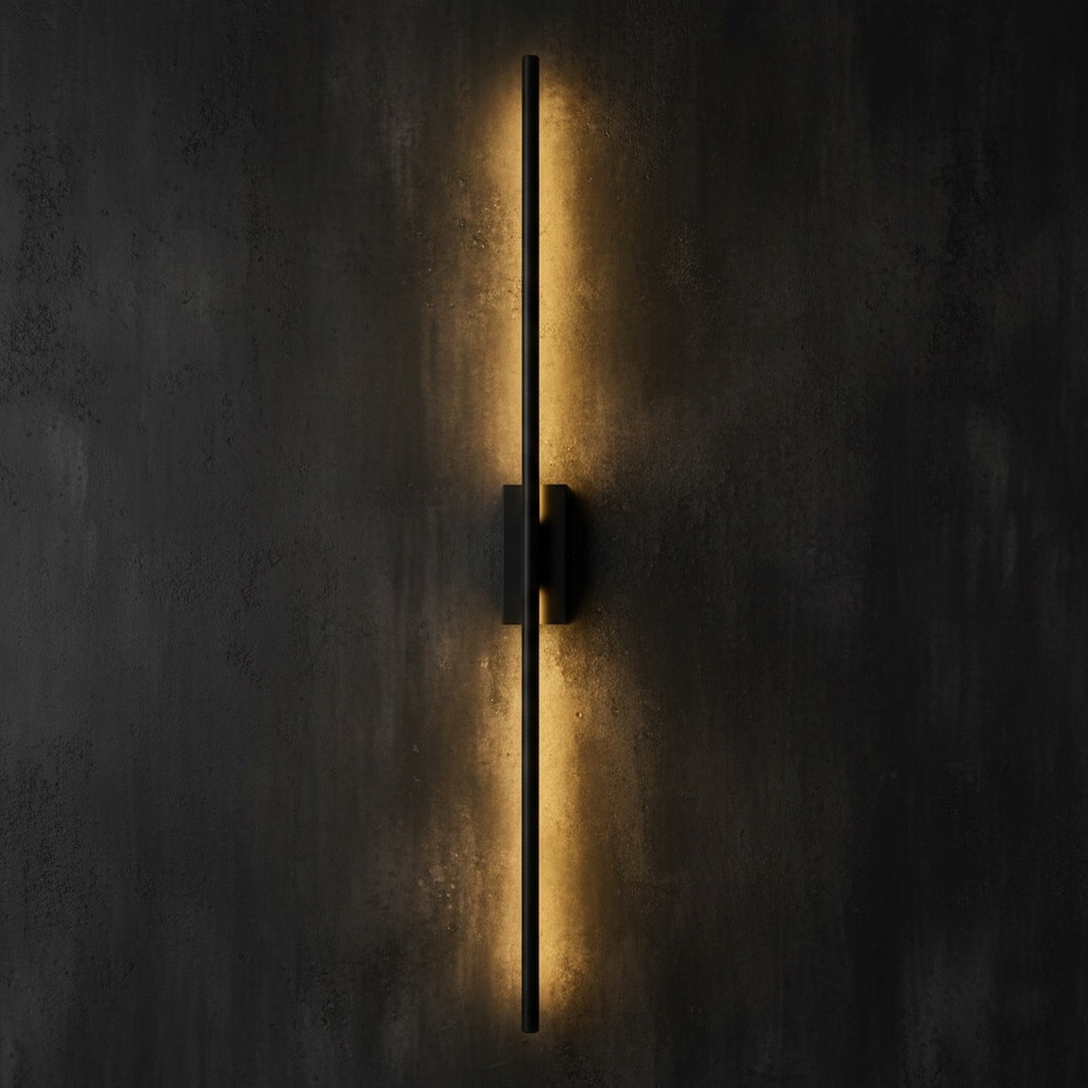 Світлодіодне бра 80 см, у чорному кольорі - Зображення 6