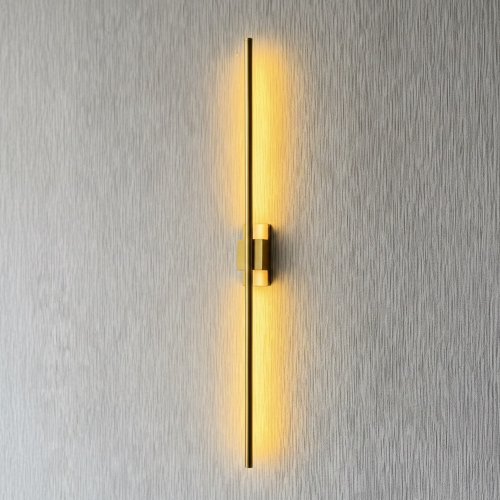 Світлодіодне бра 80 см у бронзовому золоті