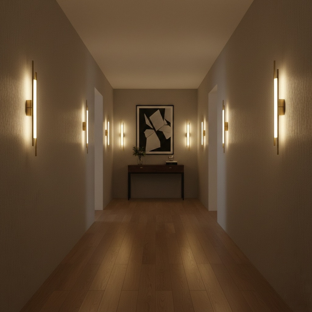 Бра світлодіодне у бронзовому золоті - Зображення 2