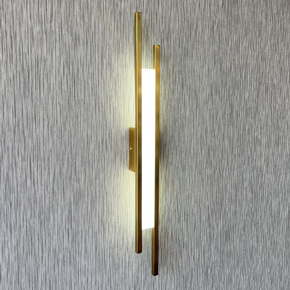 Бра світлодіодне у бронзовому золоті - Зображення 7