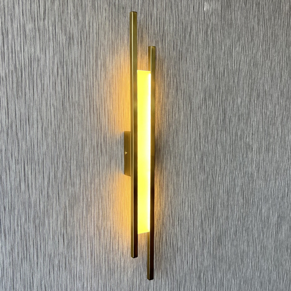 Бра світлодіодне у бронзовому золоті - Зображення 8