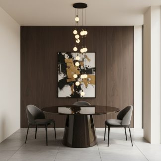 Каскадная светодиодная люстра на 18 светильников