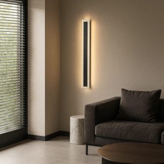 Світлодіодний світильник 60 см у чорному кольорі