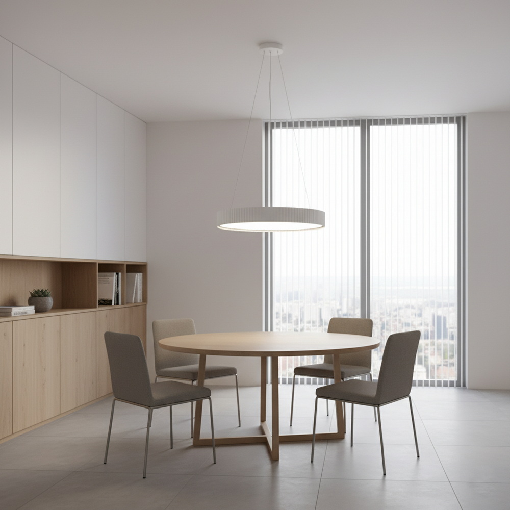 Підвісний світлодіодний світильник 40 см у білому кольорі - Зображення 3