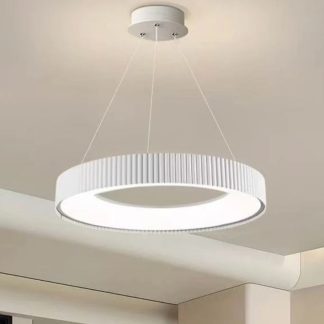 Підвісний світлодіодний світильник 50 см у білому кольорі