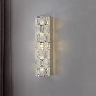 Бра хрустальное светодиодное 50 см в хроме