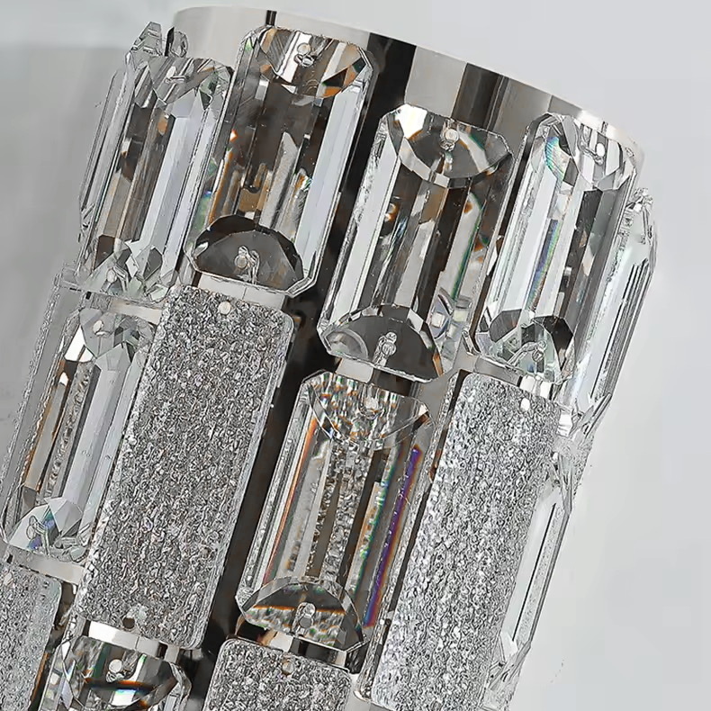Бра хрустальное светодиодное 50 см в хроме — изображение 4